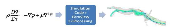 Workflow of using ParaView CoProcessing library