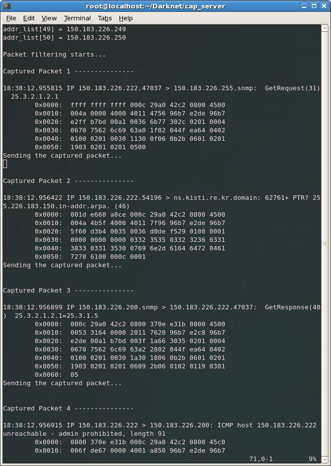 Collection screen of the high-risk and abnormal act