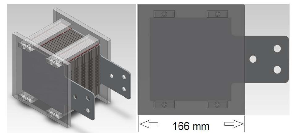 스택 외형과 전도판(Conduction Plate)