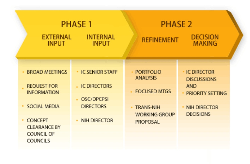Common Fund Program의 1-2단계 기획과정