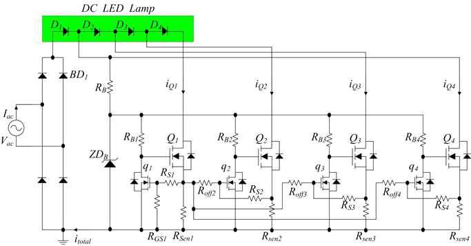 DC 발광소자의 AC 구동 회로의 4-level 전류 구동 방법 1