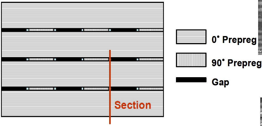 Fig. 2 미세구조 관찰 단면.