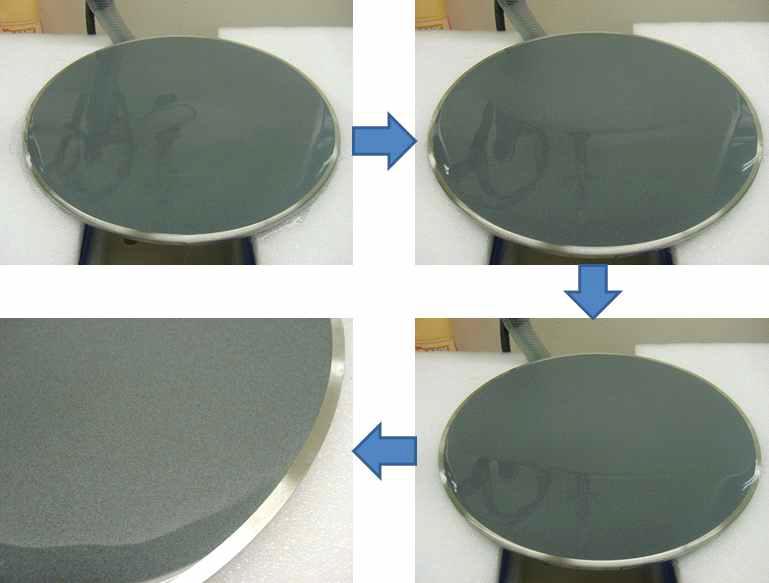 Spinner Porous Chuck의 Sucking Test