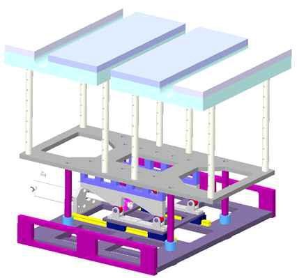 Double edge sealing 모듈 Elevator 모델링