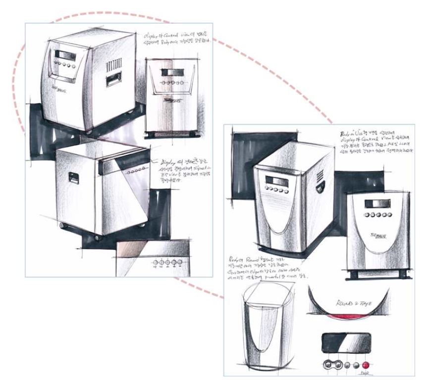 디자인 아이디어 스케치