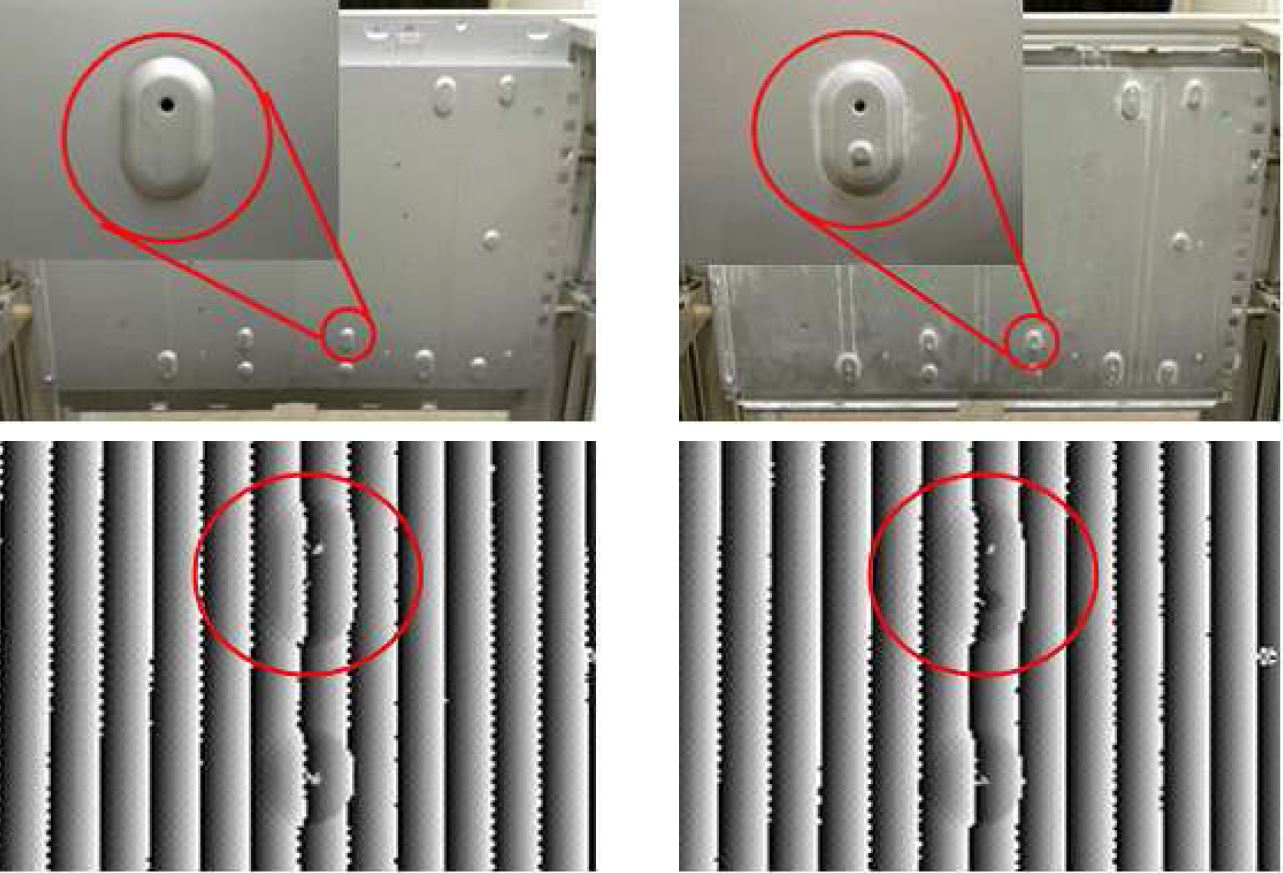 Fig. 2 LCD 판넬 변형 측정