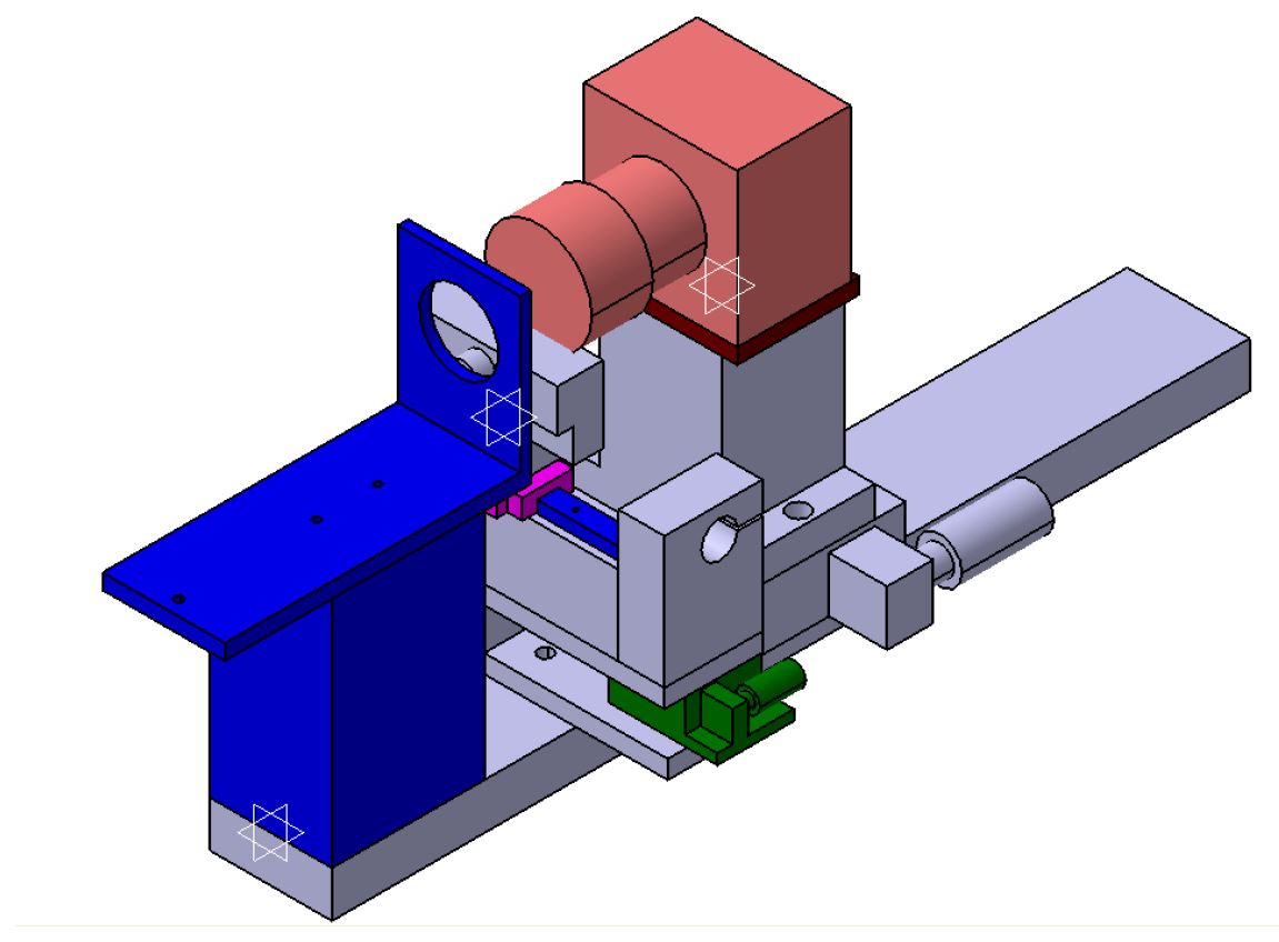 Fig. 22 PZT 이송식 구성 설계도