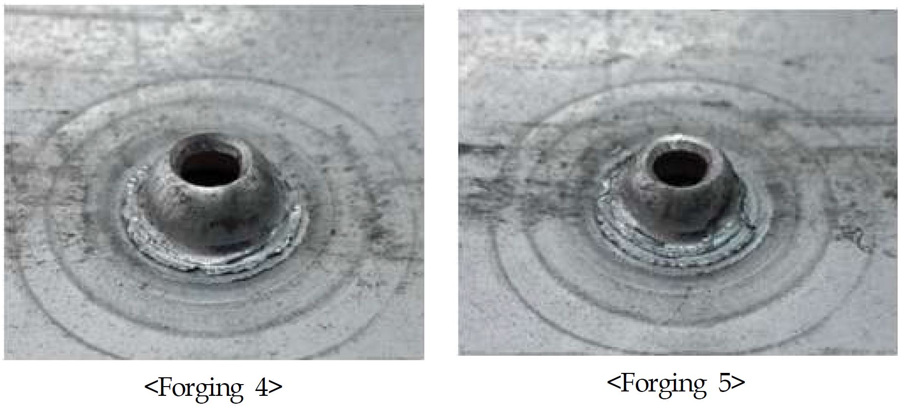 Fig. 34 1차 시험성형 후 결함