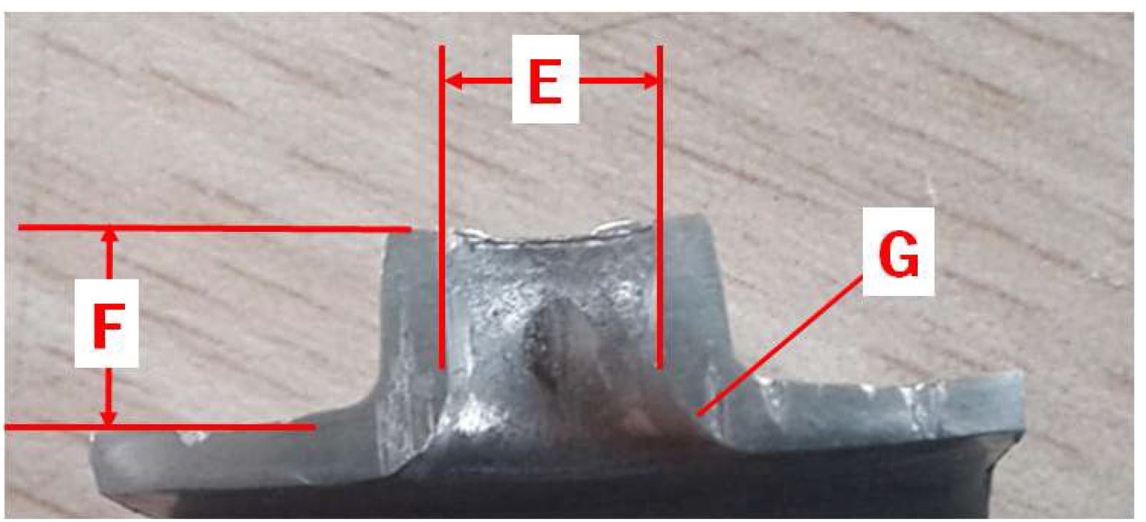 Fig. 35 시험금형을 이용한 너트부 성형