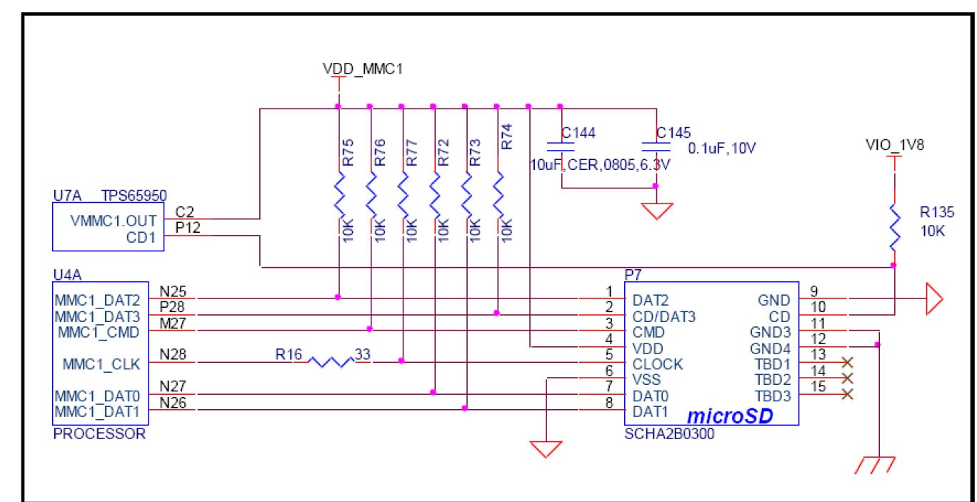 그림 21. microSD 회로도