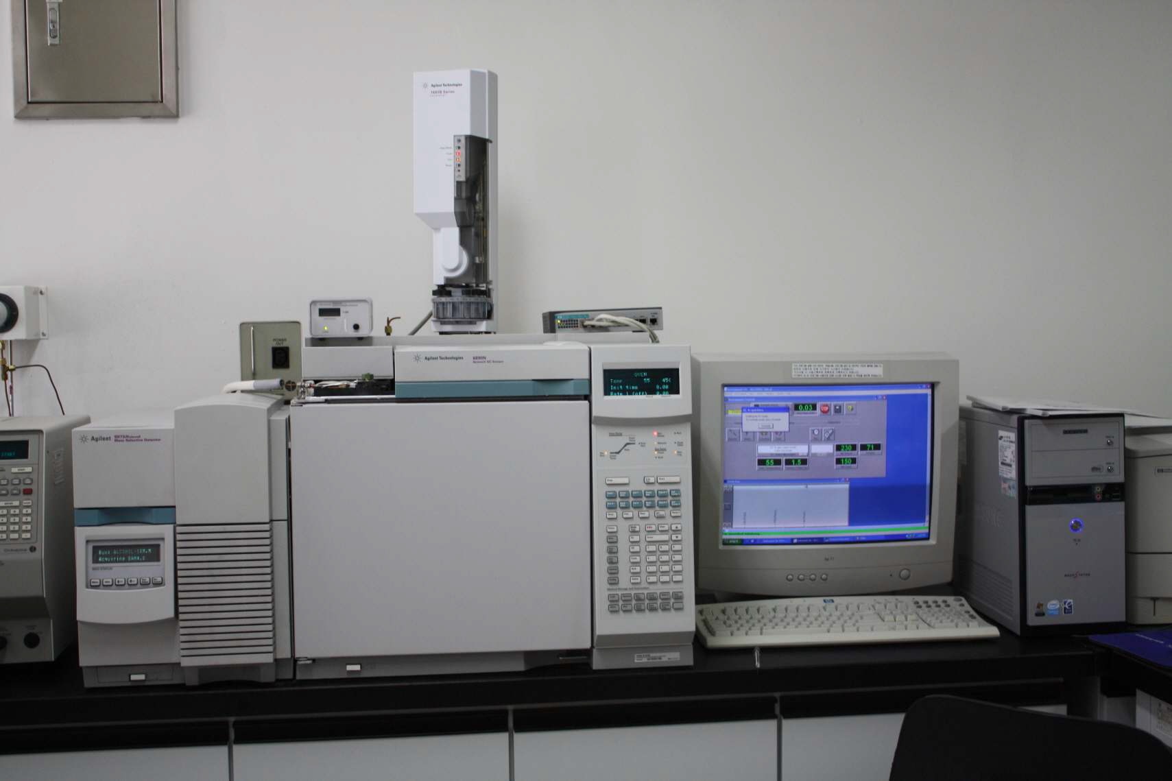 Fig 4) Gas Chromatograph-Mass Spectrophotometer