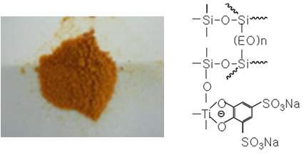 티타니아 실리카 기반 폴리머 전구체 물질의 분자구조