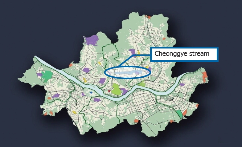 Figure 3-32. Cheonggyecheon location