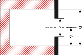 Simplified cross sectional diagram of the receiver