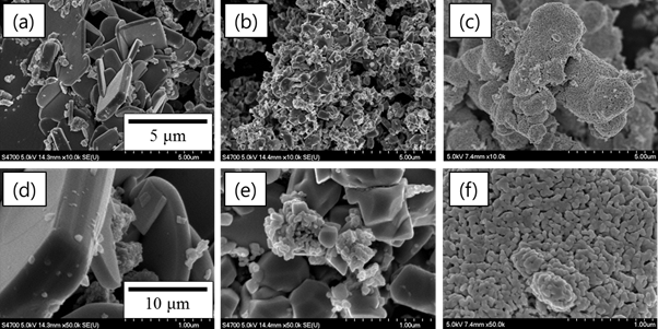 Mo/TiN composite powders의 미세구조 사진