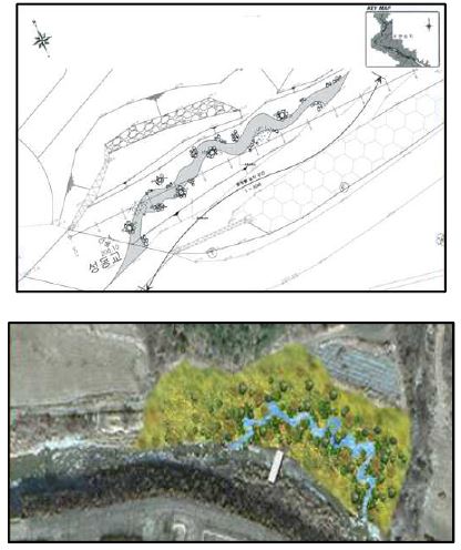 그림 58. 수변습지조성