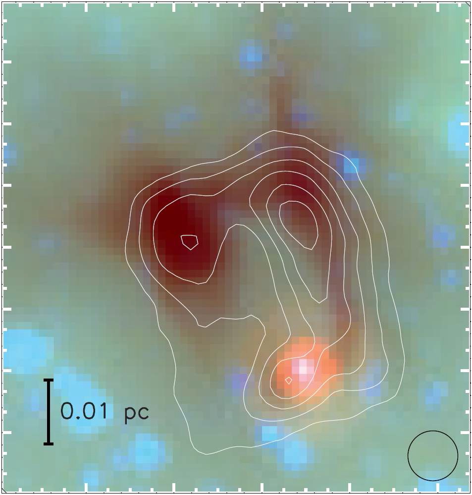 그림 5 L328의 스피처 우주망원경관측의 합성 영상