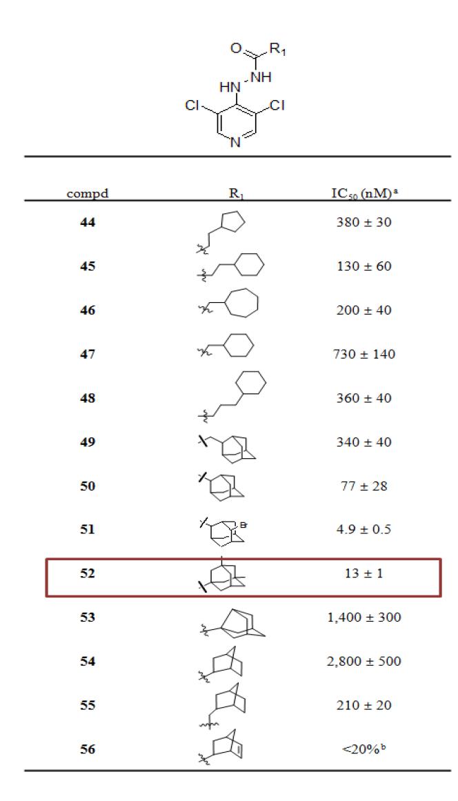 Dichloropyridine계 화합물의 in vitro P2X7 수용체 저해활성