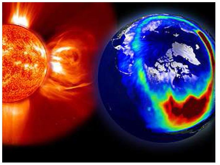 태양활동에 의한 우주환경의 변화