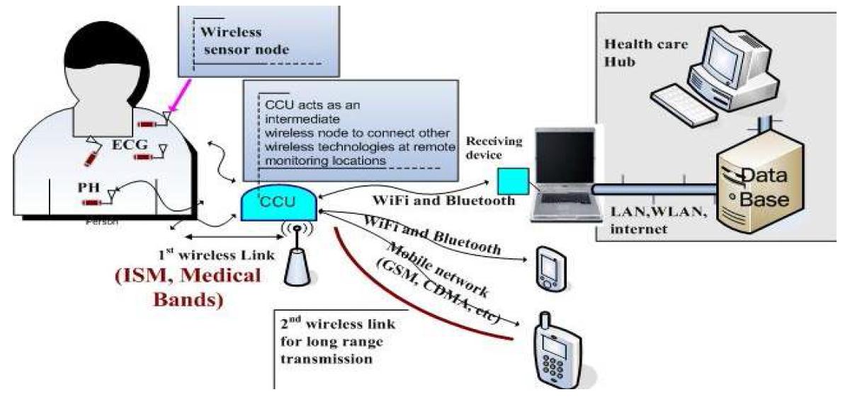 Wireless Body Area Network를 통한 환자 관리 system