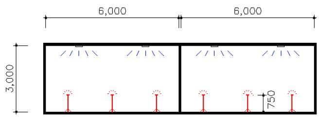 조광(Dimming) 제어의 인공조명 조건