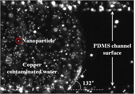 Fig. 72. Surface characteristics of PDMS channel