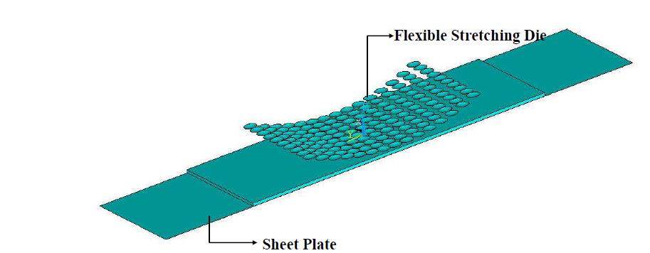 가변 스트레칭 금형 모델링 예