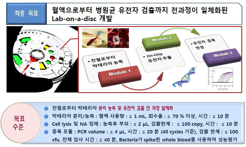 본과제의 최종 목표 및 목표 수준