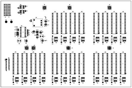 16채널 tDCS 시스템의 PCB 도면