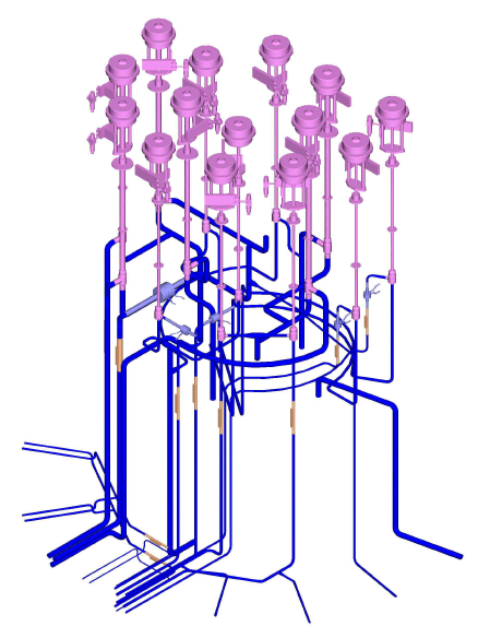 ICP-DB 내부 헬륨 배관