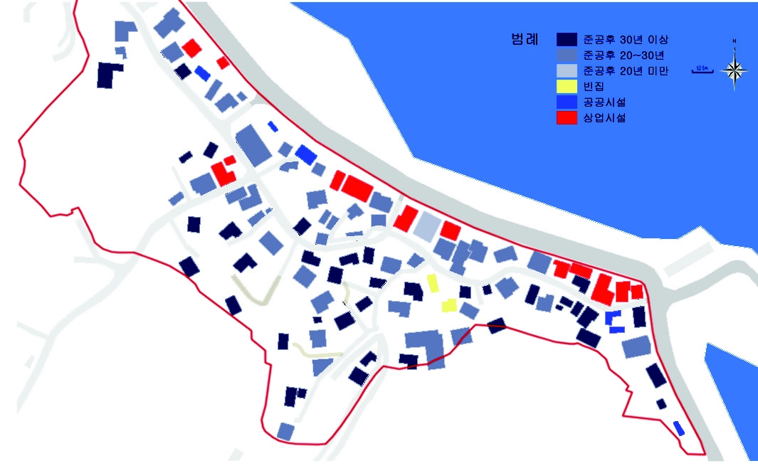 영진마을 주택현황도