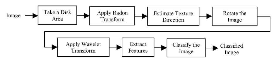 Rotation invariant texture classification system