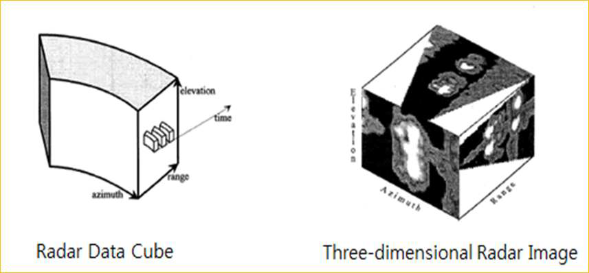 Radar Data Cube 및 3차원 Radar Image