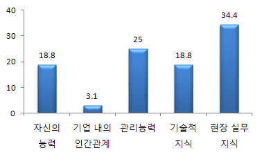 IT 관련 업무의 경력개발을 위해 두어야 할 중점