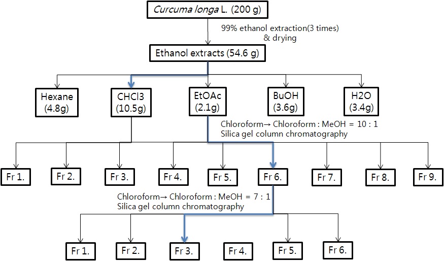 Fig. I-1. Fractionation and isolation procedures of pancreatic lipase inhibitor