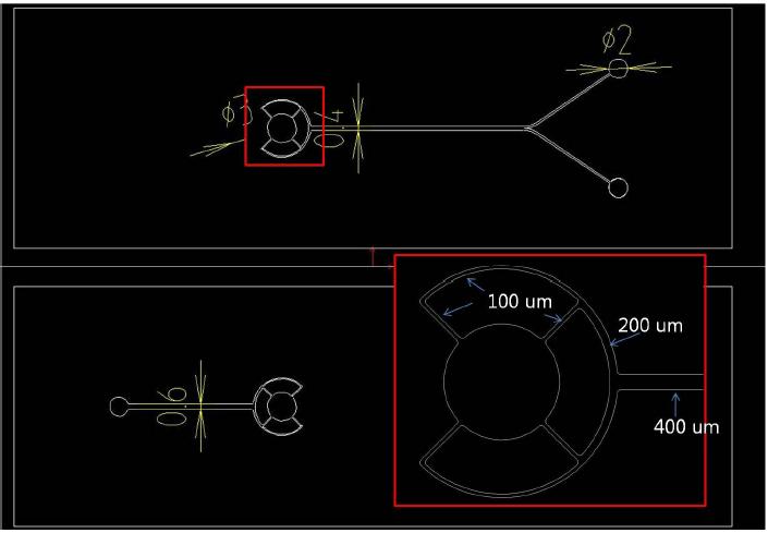 미세공기 미발생 마이크로 플루이딕 센서 설계 I
