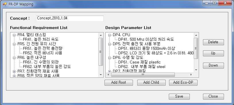 FR-DP Mapping