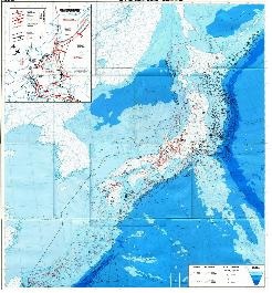그림 4.13 일본주위의 활단층 지진 분포도
