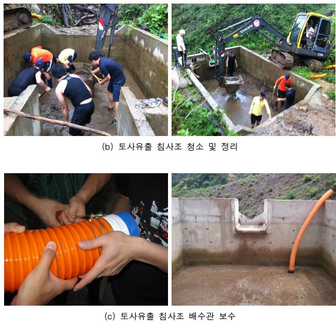 그림 2.28 전북원촌 유역 유지관리 및 보수