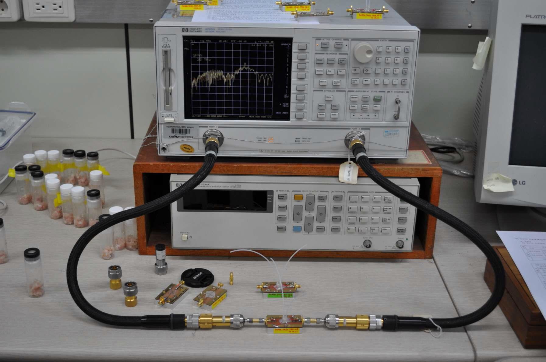 Photo of experimental setup for freshness of packaged chicken.