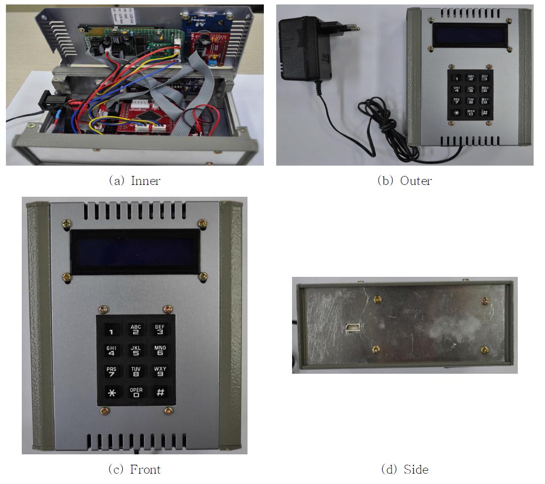 Photos of improved SAW signal processing system.