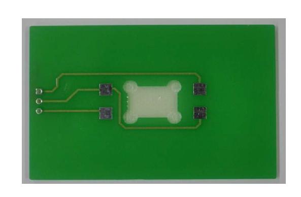 Photo of PCB for SAW sensor.