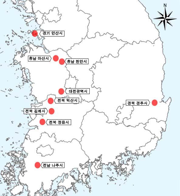 1차년도 야생고양이 포획지역