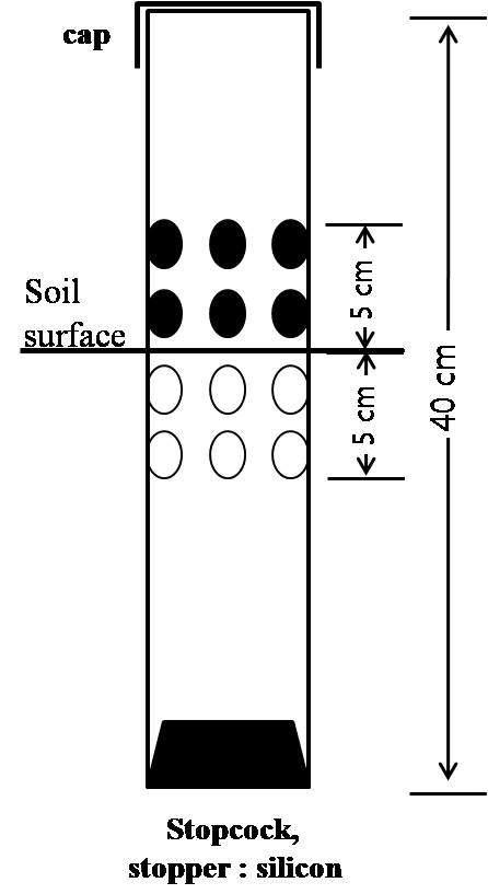 The design of sampling wells used in grass filter strip.