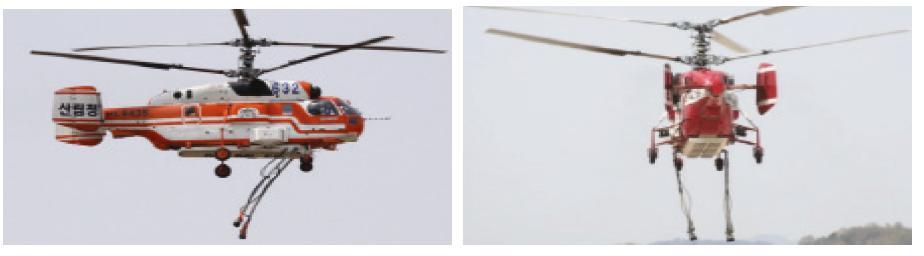 국내 산림청 보유한 초대형 헬기(KA-32T)