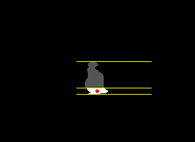 그림 4.32 추정된 발화위치(붉은색 점)