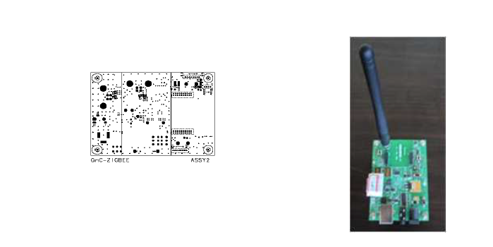 USN 장비 중 라우터 거버 및 조립보드 이미지