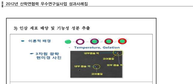 이중미세캡슐의 이론적 배경 및 현미경사진