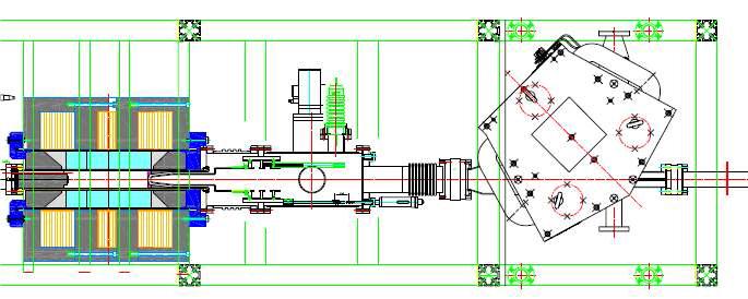 Single Einzel lens system layout