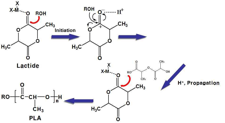 PLA 중합 메카니즘